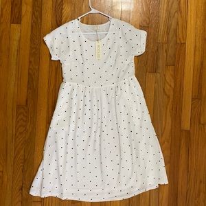 Roolee Polka Dot Midi Dress